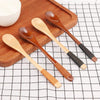 Wood Spoon Long Handled Rice Soup Honey Coffee Spoons
