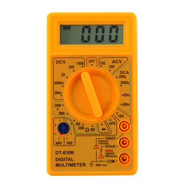 DT-830B Digital Multimeter 1999 Counts AC/DC Amp Volt