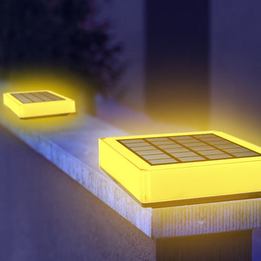 LED Solar Pillar Lantern Light Waterproof Outdoor Lamp