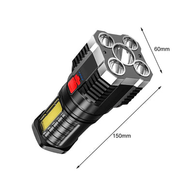 P7900 Super Bright Flashlight Portable USB Torch