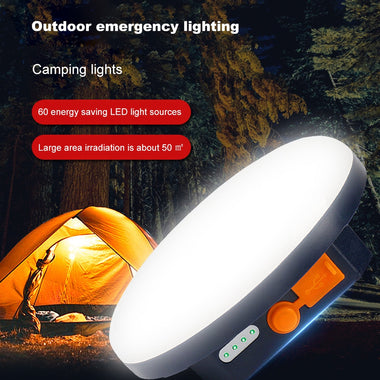 9900mAh LED Tent Light 30W 60LED Portable USB Rechargeable Torch