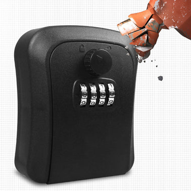 Key lock box wall-mounted plastic key safe weatherproof