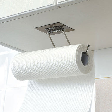 Self-adhesive Kitchen Toilet Paper Tissue Hanging Holder Organizer