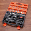 46 Pcs Socket Wrench Set Sleeve Ratchet Wrench Assembly Tool