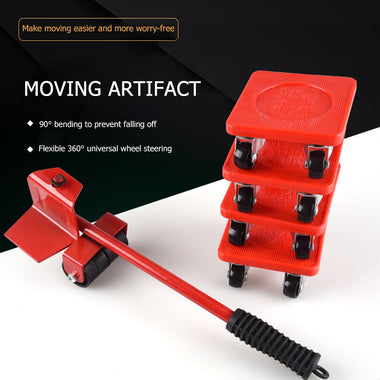 5pcs Moves Furniture Tool Transport Shifter Moving Wheel Slider