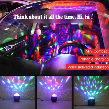 RGB Disco Ball Party Lights DJ Disco Light LED Projector
