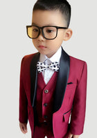 Custom Made Boy Tuxedos Shawl Lapel Children Suit