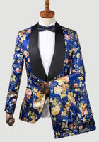 Luxury peony flower tuxedos men suit