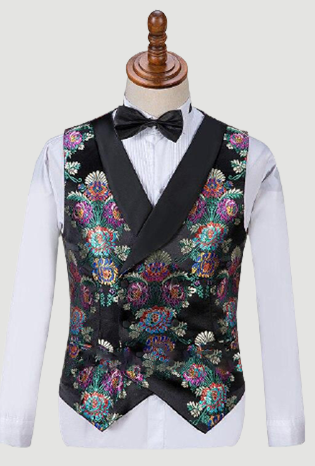Embroidered Luxury Floral Men suits