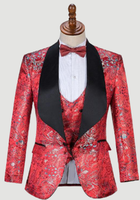Single breasted stage party wedding tuxedo blazer set