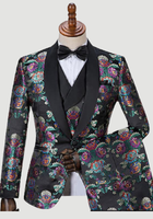 Embroidered Luxury Floral Men suits