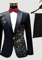 Best seller men wedding groom sequin suits