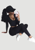 Spring Fitness Sets Long Sleeve Top