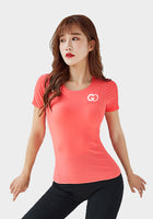 Fitness Women T-Shirts Casual O Neck Short Sleeve