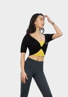 Women Summer Reversible Loose Thin Yoga Shirts