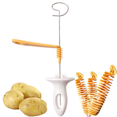 3 string Rotate Potato Slicer Stainless Steel Cutter