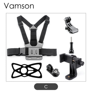 Vamson Universal Mobile Phone Clip Chest Strap Belt